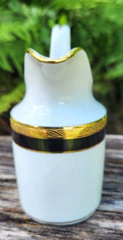 Vintage Richard Ginori PALERMO Mini Creamer Black/Gold