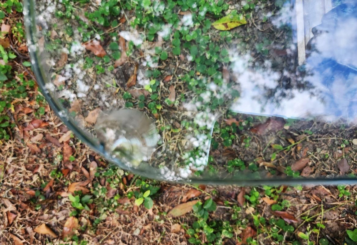 Vintage Italian Carved Wood Coffee Table w/Glass Top