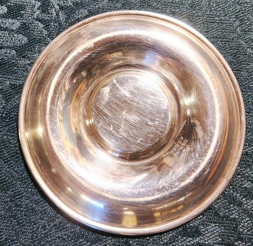 Antique Gorham #A5550 Sterling Silver Demitasse Saucer Ca. 1920