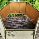 Vintage Fabric Oil Lamp Shade 6