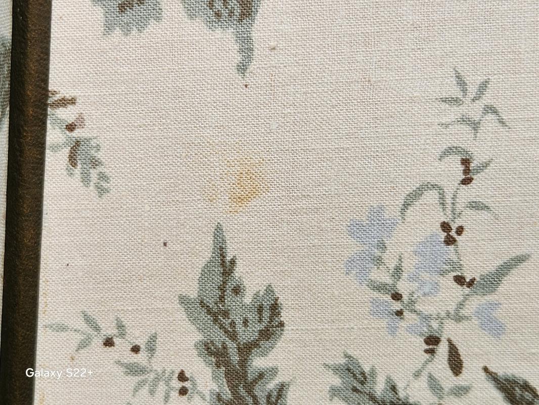 Vintage Fabric Oil Lamp Shade 6