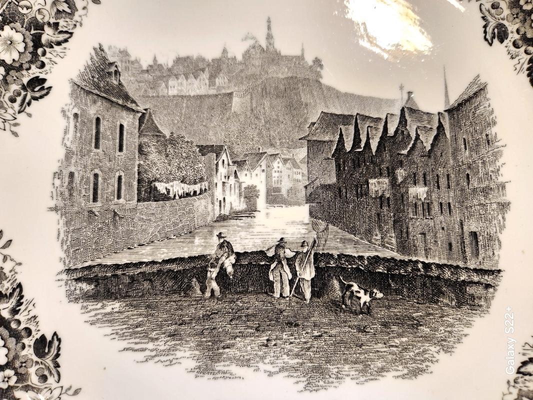 Antique Villeroy/Boch VIL11 Grand Duchy Luxembourg Plate 1874-1909