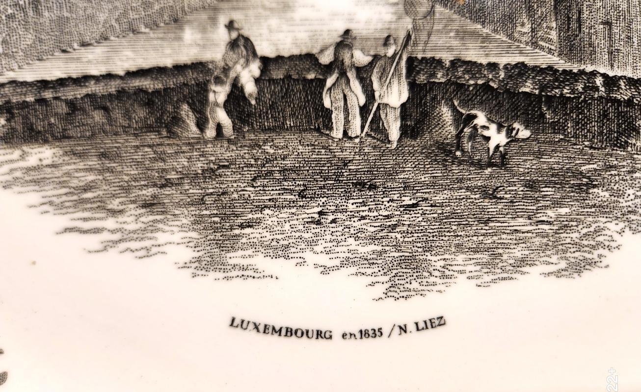 Antique Villeroy/Boch VIL11 Grand Duchy Luxembourg Plate 1874-1909