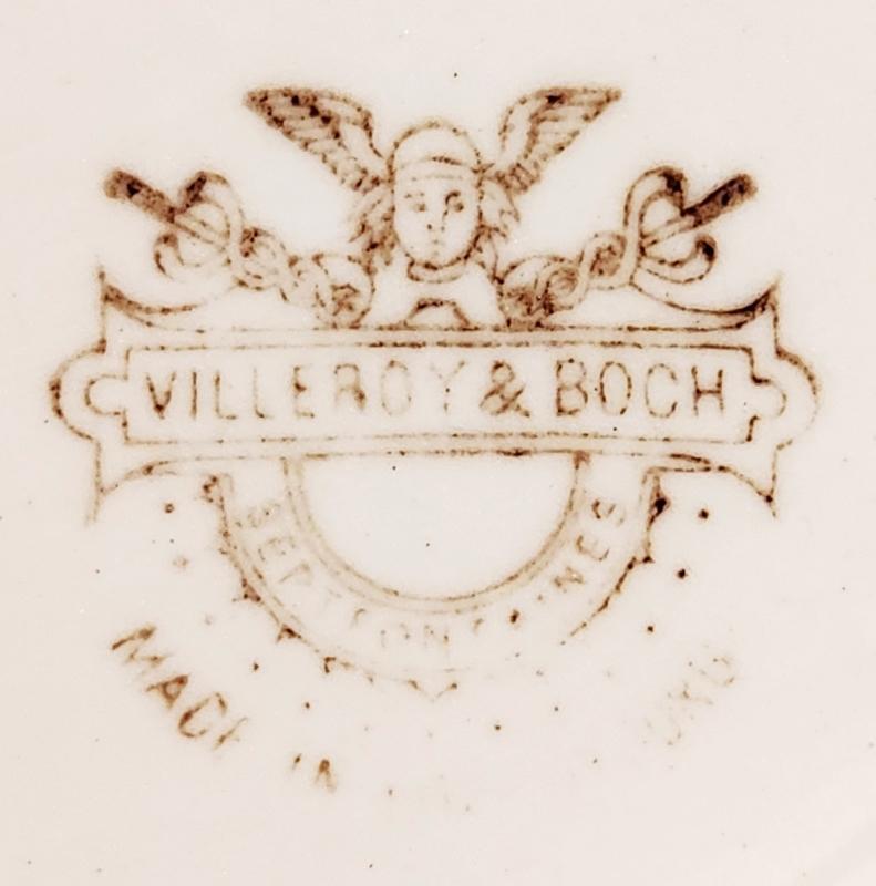 Antique Villeroy/Boch VIL11 Grand Duchy Luxembourg Plate 1874-1909