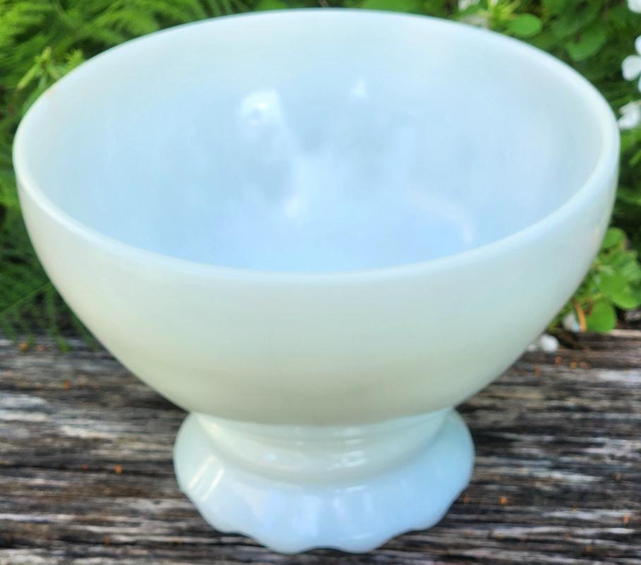 Vintage Milk Glass Shade Student-Style White 8