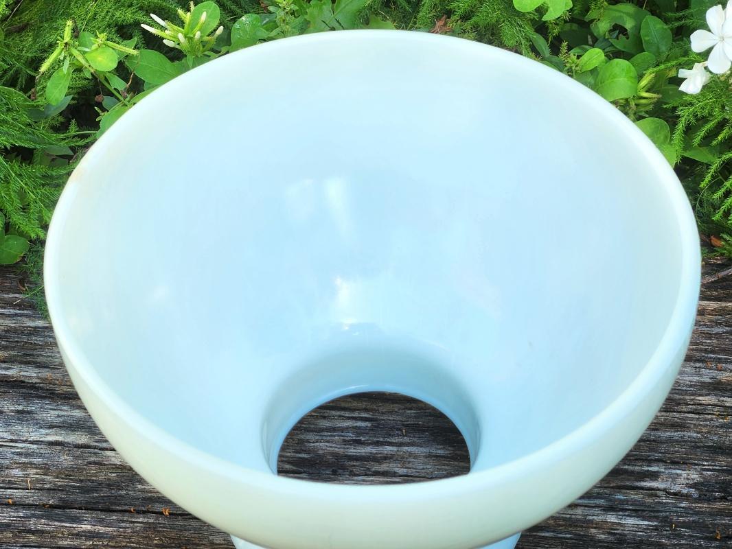 Vintage Milk Glass Shade Student-Style White 8