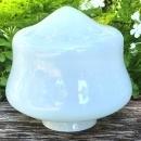 Vintage Milk Glass Shade Schoolhouse-Style White 3