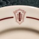 Vintage INDIANA UNIVERSITY Plate Shenango Restaurant Ware 1978