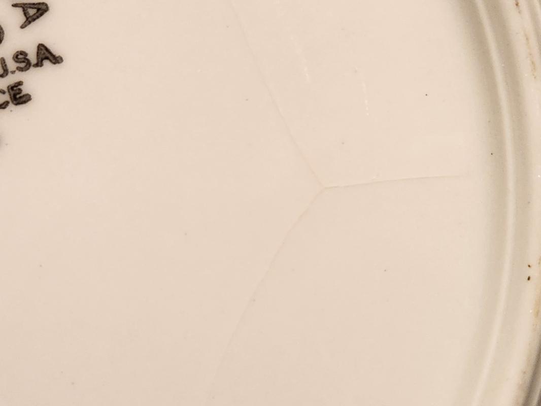 Vintage INDIANA UNIVERSITY Plate Shenango Restaurant Ware 1978