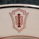 Vintage INDIANA UNIVERSITY Plate Shenango Restaurant Ware 1975