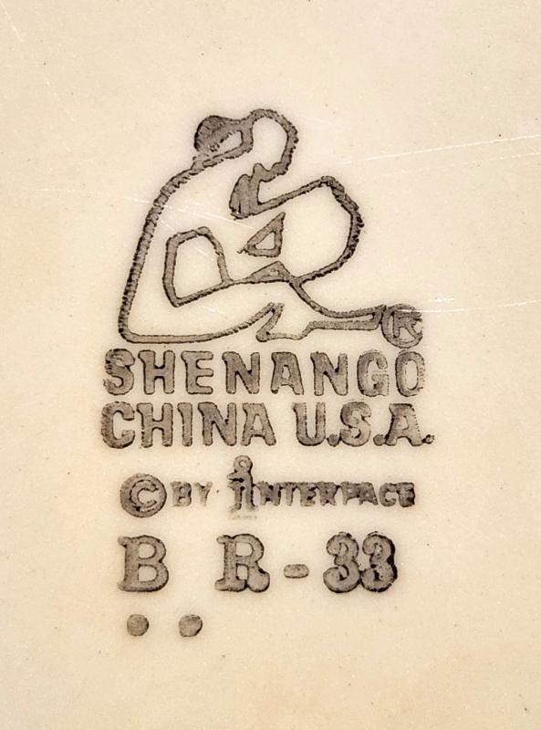 Vintage INDIANA UNIVERSITY Plate Shenango Restaurant Ware 1975