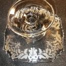 Vintage New Martinsville #103-24 Etched Comport 1930s