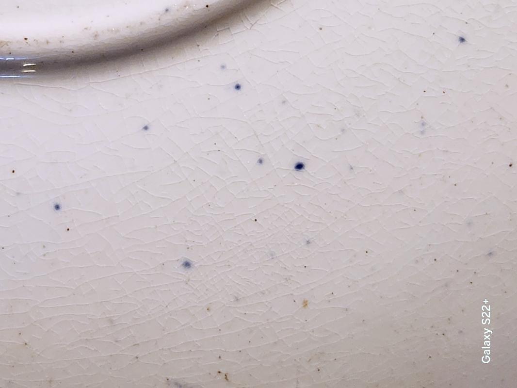 Antique HAWTHORN Brown Transfer Underplate British Anchor Pottery 1880s