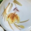 Vintage Winfield TIGER IRIS/LILY Plate Pair California MCM