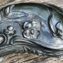 Antique Art Nouveau Jewelry Casket Silverplated Ca. 1900