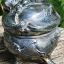 Antique Art Nouveau Jewelry Casket Silverplated Ca. 1900