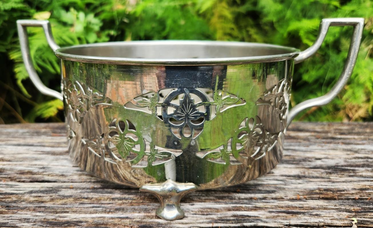 Vintage Farberware Chrome Casserole Holder/Frame 6.75