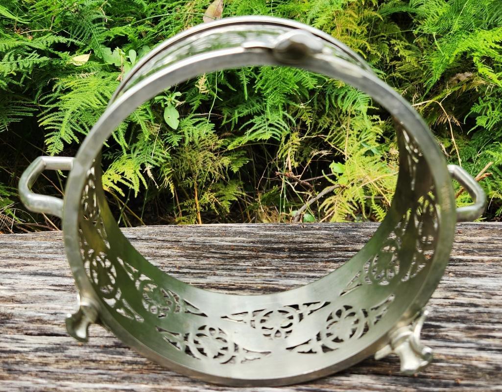 Vintage Farberware Chrome Casserole Holder/Frame 6.75