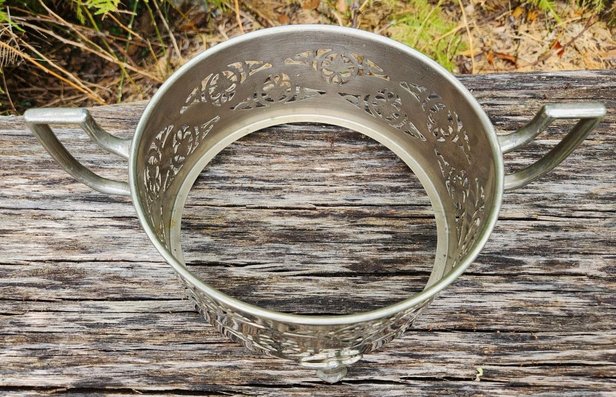 Vintage Farberware Chrome Casserole Holder/Frame 6.75