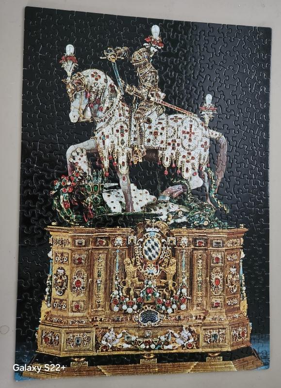 Vintage Springbok #PZL2024 ST. GEORGE/DRAGON Jigsaw Puzzle w/Box Complete 1969