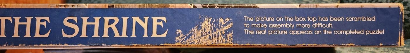 Vintage Springbok #PZL3603 THE SHRINE Jigsaw Puzzle w/Box Complete 1983