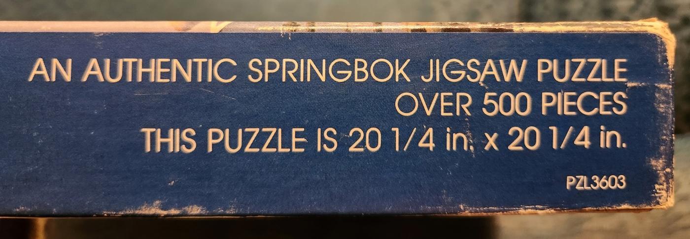 Vintage Springbok #PZL3603 THE SHRINE Jigsaw Puzzle w/Box Complete 1983