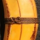 Vintage Banana Limoges Trinket Box Parry Vieille Signed