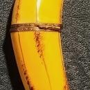 Vintage Banana Limoges Trinket Box Parry Vieille Signed