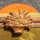 Vintage Avocado Limoges Trinket Box Signed