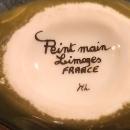 Vintage Avocado Limoges Trinket Box Signed