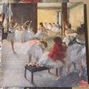 Vintage Jigsaw Puzzle Degas ECOLE DE DANSE 500+ Pcs Complete Fine Art