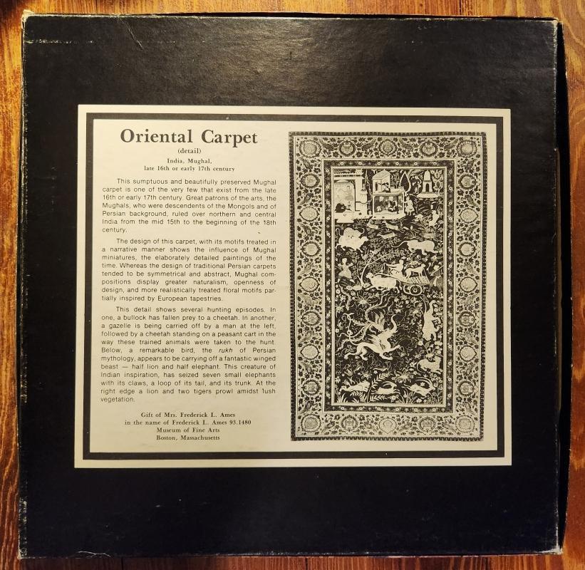 Vintage Jigsaw Puzzle ORIENTAL CARPET 551 Pcs Complete Fine Art