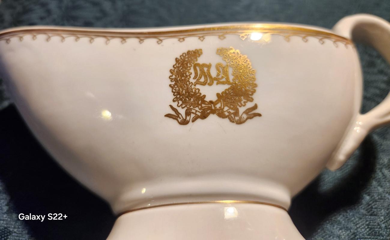 Antique WALDORF ASTORIA Hotel Gravy/Sauce Boat 1920s RARE