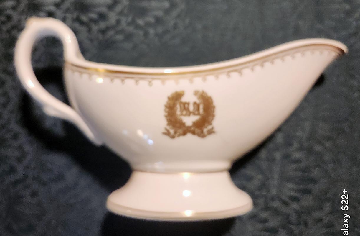 Antique WALDORF ASTORIA Hotel Gravy/Sauce Boat 1920s RARE