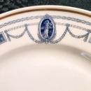 Antique Maddock Restaurant Plate #65834 Blue Classical Women 10