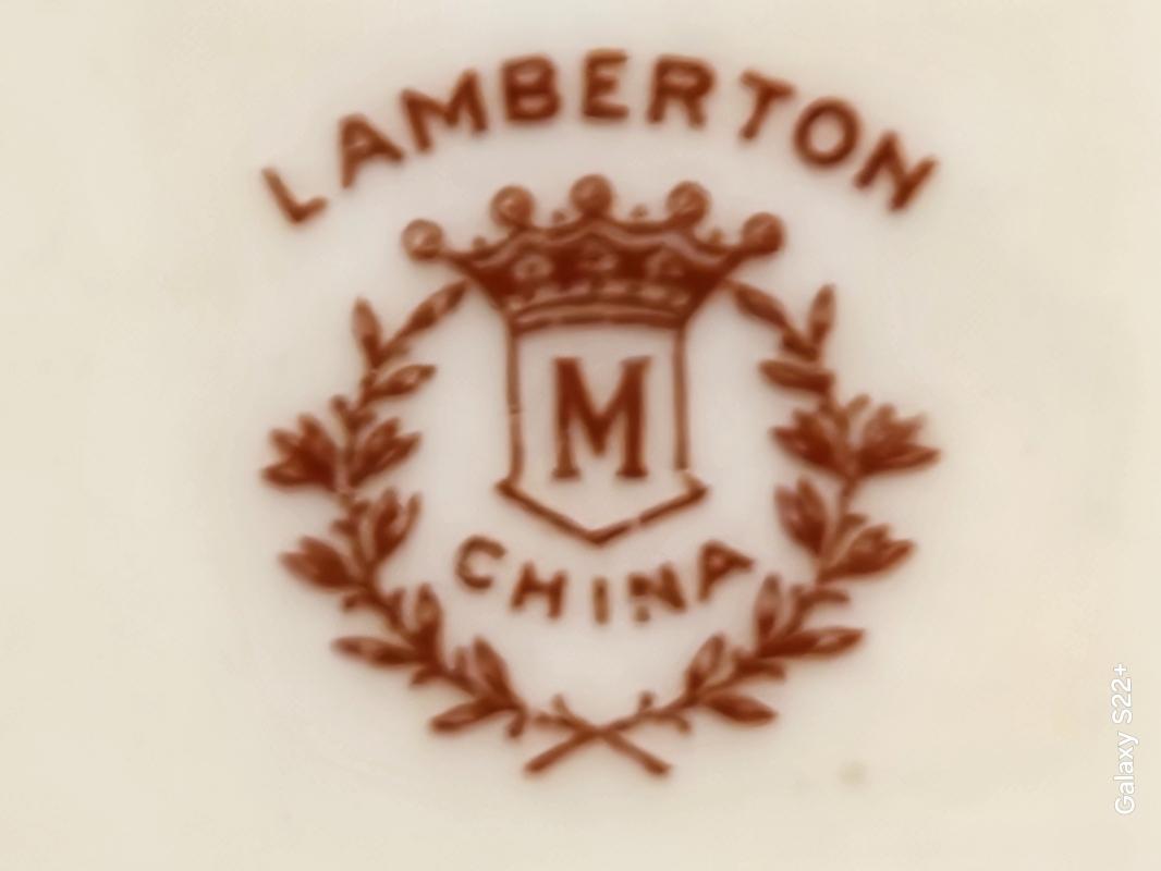 Antique Maddock Restaurant Plate #65834 Blue Classical Women 10