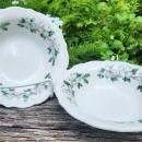 Vintage Syracuse DOGWOOD Bowl Pair Restaurant Ware 1969