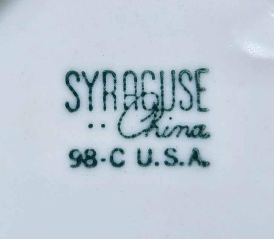 Vintage Syracuse DOGWOOD Bowl Pair Restaurant Ware 1969