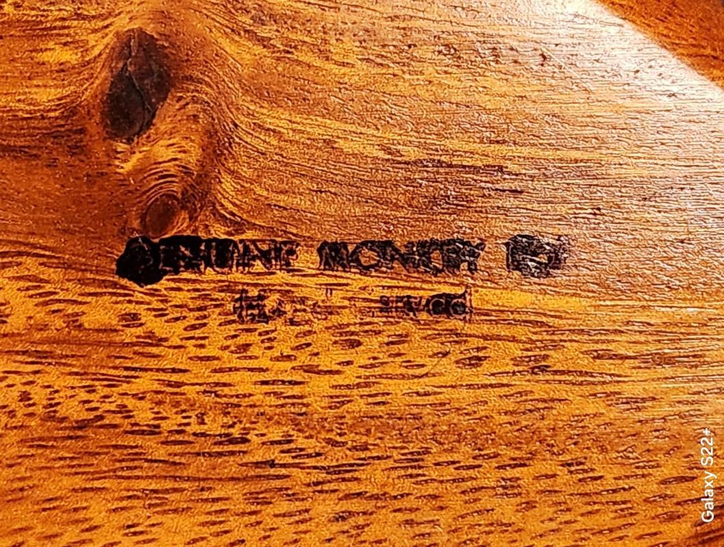 Vintage Tiki Monkeypod Wood Scoop Pair 1950s-60s Philippines