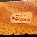 Vintage Tiki Monkeypod Wood Scoop Pair 1950s-60s Philippines