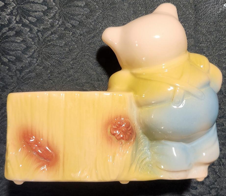 Vintage Hull #86 Pig Planter 1940s-50s