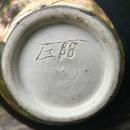 Modern Abstract Studio Vase TE88 Black/Iridescent Metallic 9.5