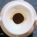 Vintage Shawnee Vase Matte Ivory Embossed Flowers 5.25