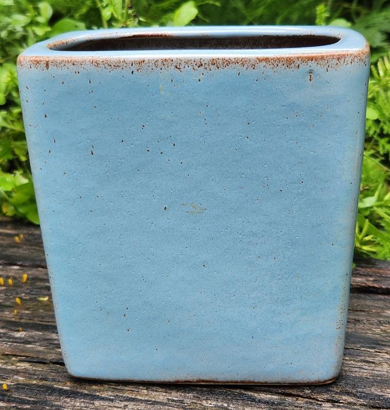 Vintage Stanley Ballard Studio Vase #21 Gray/Blue/Brown 1950s