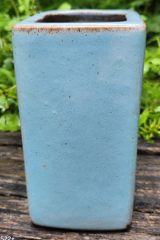 Vintage Stanley Ballard Studio Vase #21 Gray/Blue/Brown 1950s