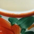 Vintage Czech #10487 Tumbler Set/4 HP Bold MC Floral 4