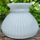Vintage Student-Style Shade Ribbed White 6
