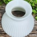 Vintage Student-Style Shade Ribbed White 6