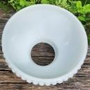 Vintage Student-Style Shade Ribbed White 6