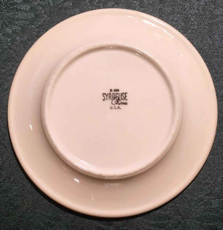 Vintage Webber College Florida Restaurant Ware Plate Syracuse